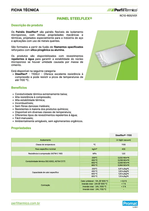 Product sheet - Steelflex Panel